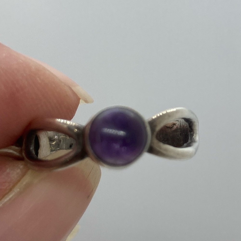 BOGO50 Sterling silver amethyst ring